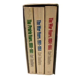 Vintage 1978 Carl Sandburg's Abraham Lincoln The Prairie & War Years 3 Book Set
